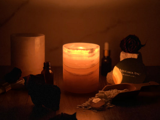 Rose Onyx Candle