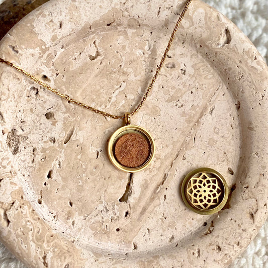 Lotus Aroma Necklace