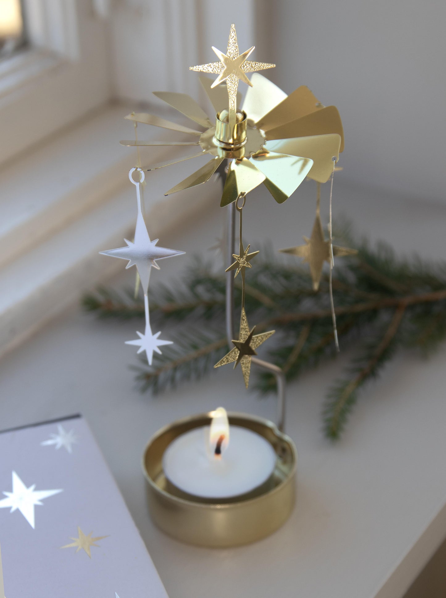 Stars Tealight Spinner