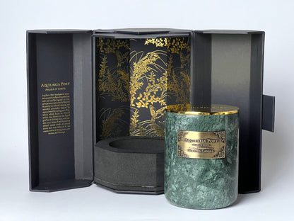Green Marble Candle