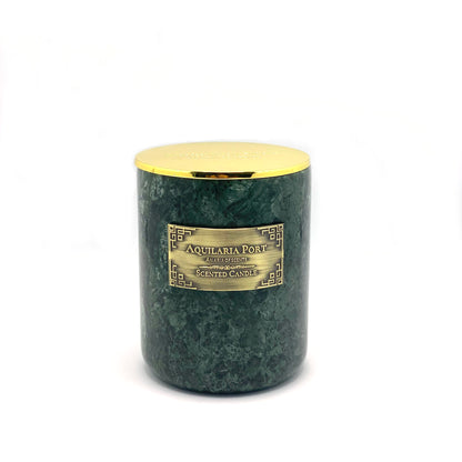 Green Marble Candle