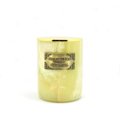 Green Onyx Candle