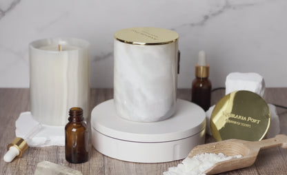 White Onyx Candle
